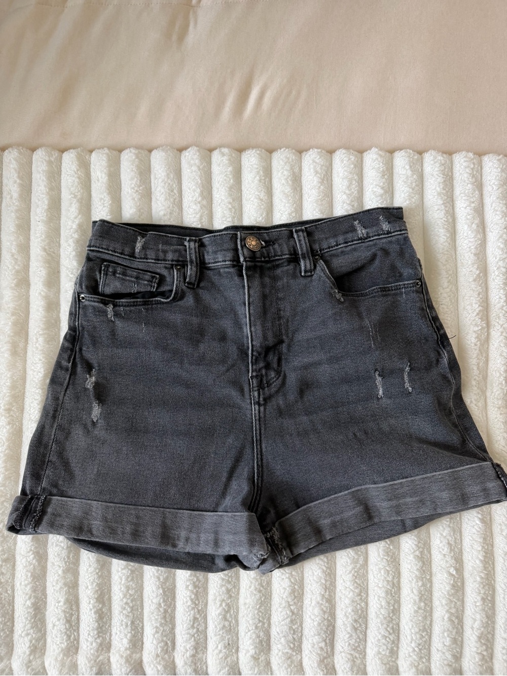 Urban Outfitters BDG Mom High Rise Black Shorts